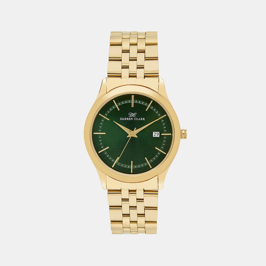 Men's Gold Analog Stainless Steel Watch 1003B-M0214