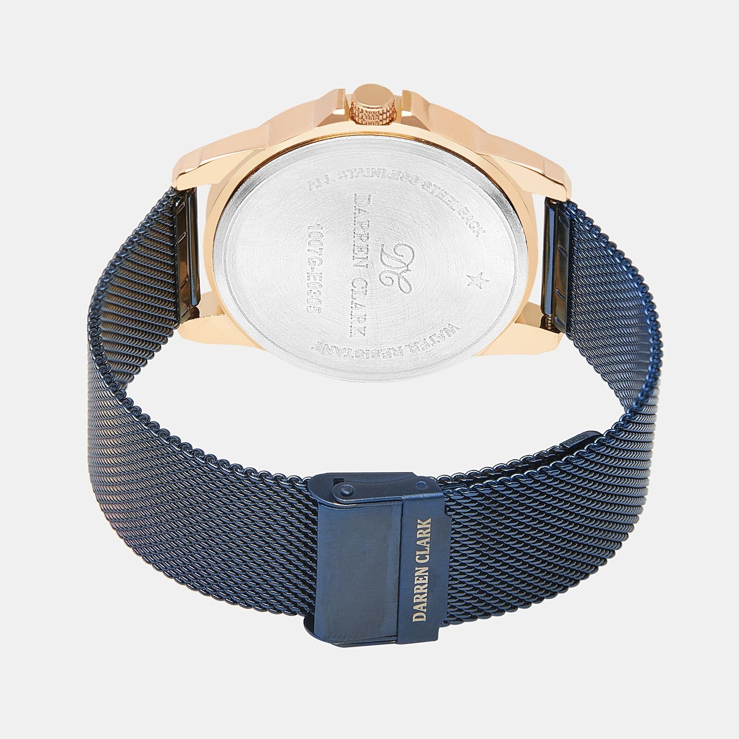 Men's Blue Chronograph Mesh Watch 1007G-E0305