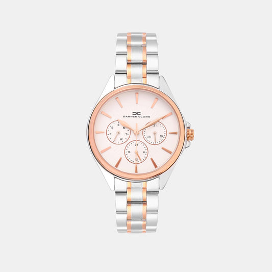 Women Quartz Silver Dial Multi-Function Metal Watch 2010E-M0102