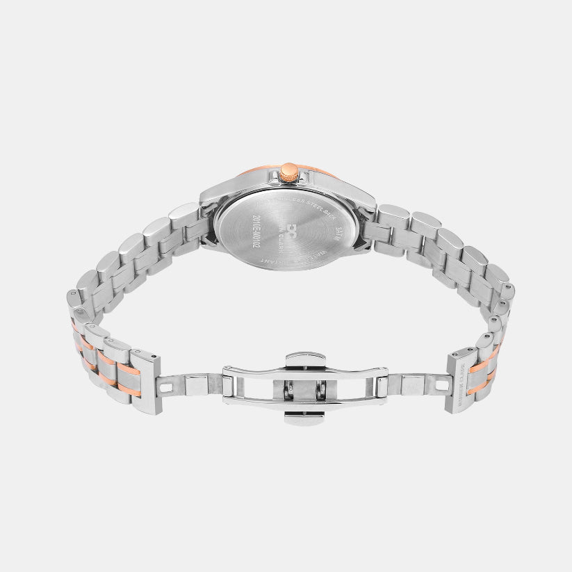 Women Quartz Silver Dial Multi-Function Metal Watch 2010E-M0102