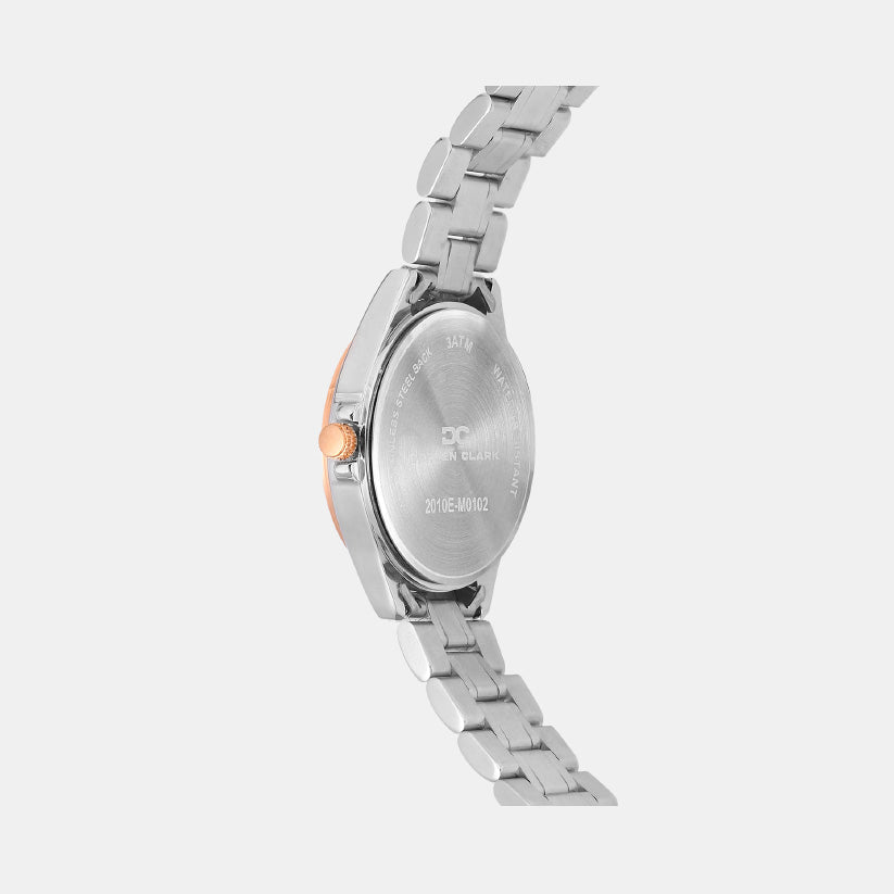 Women Quartz Silver Dial Multi-Function Metal Watch 2010E-M0102