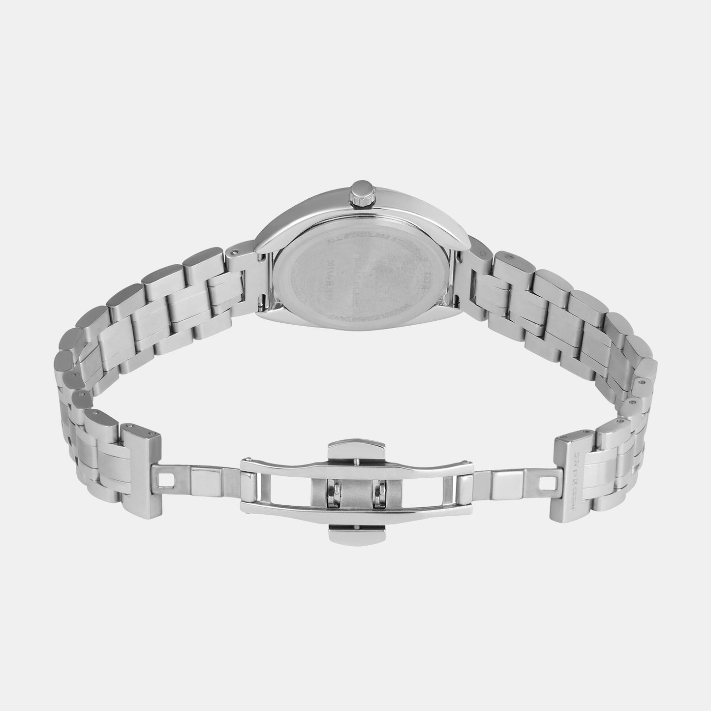Women Quartz Sea Blue Mother Of Pearl Dial Analog Metal Watch 2011A-M0117