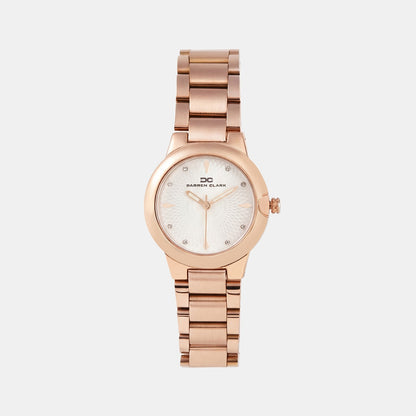 Women Quartz Silver Dial Analog Metal Watch 2016C-M0303