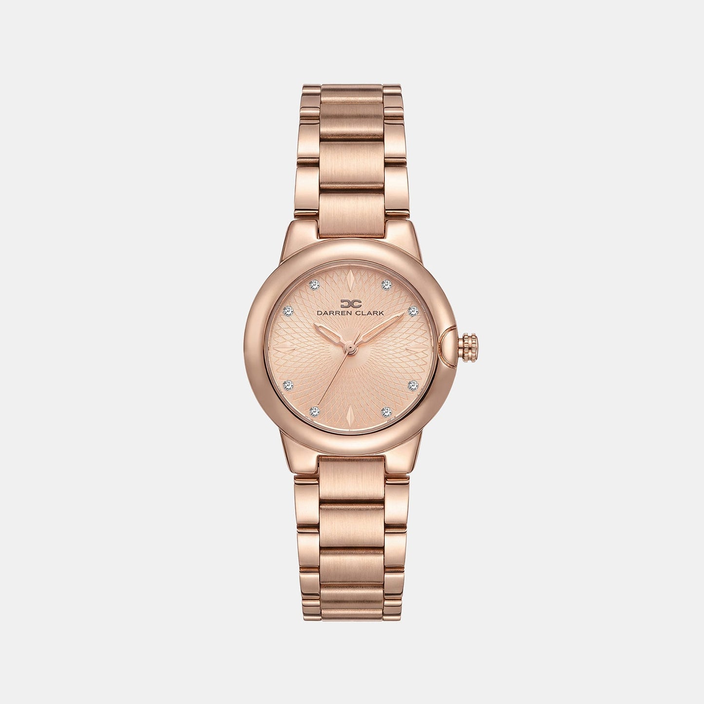 Women Quartz Rose Gold Dial Analog Metal Watch 2016C-M0307