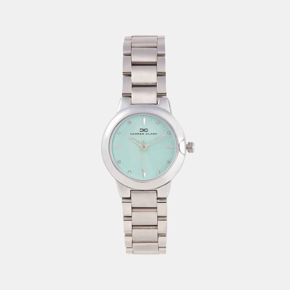Women Quartz Green Dial Analog Metal Watch 2016A-M0117