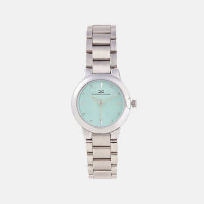 Women Quartz Green Dial Analog Metal Watch 2016A-M0117