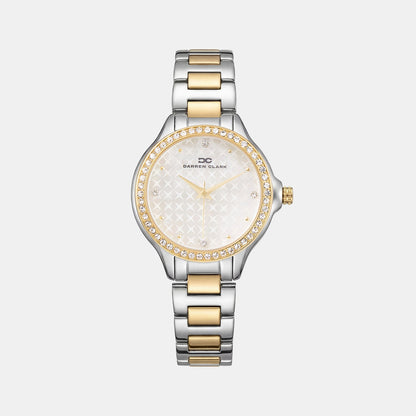 Women Quartz Silver Dial Analog Metal Watch 2015D-M1203