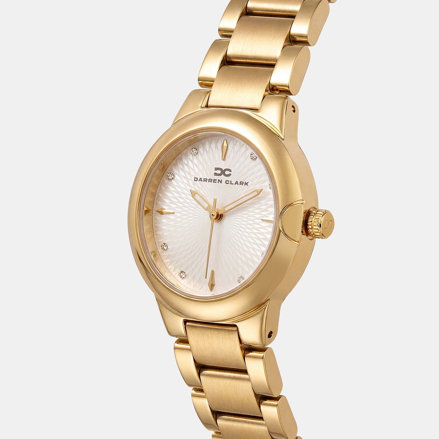 Women Quartz Silver Dial Analog Metal Watch 2016B-M0203