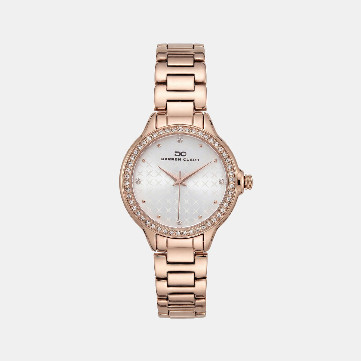 Women Quartz Silver Dial Analog Metal Watch 2015C-M0303