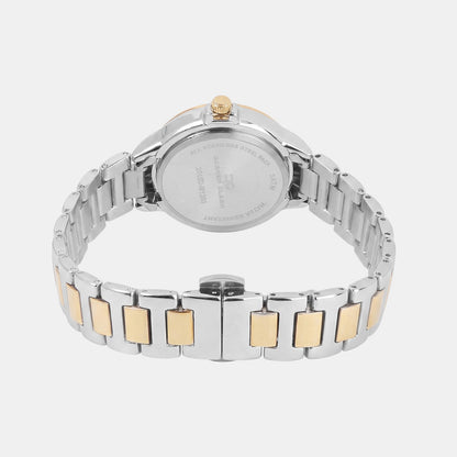 Women Quartz Silver Dial Analog Metal Watch 2015D-M1203