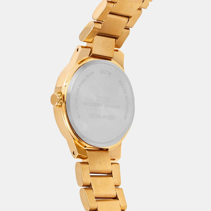 Women Quartz Silver Dial Analog Metal Watch 2016B-M0203