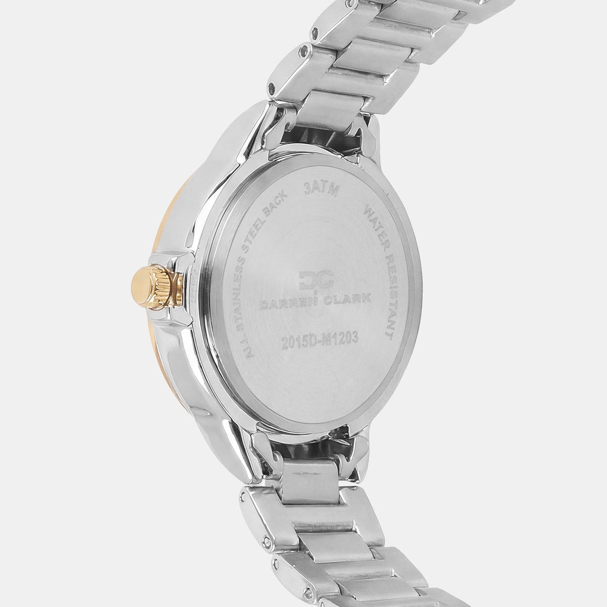 Women Quartz Silver Dial Analog Metal Watch 2015D-M1203