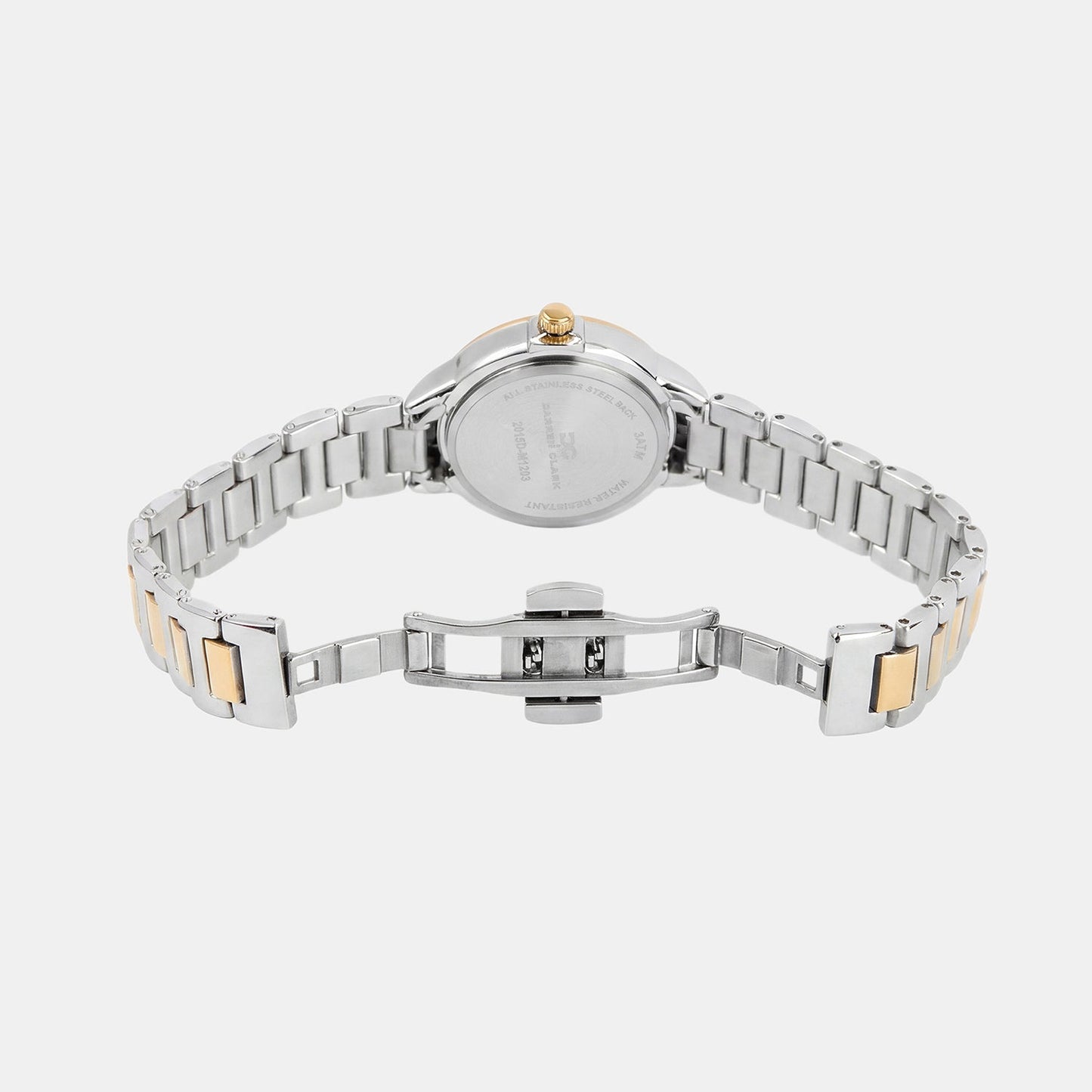 Women Quartz Silver Dial Analog Metal Watch 2015D-M1203