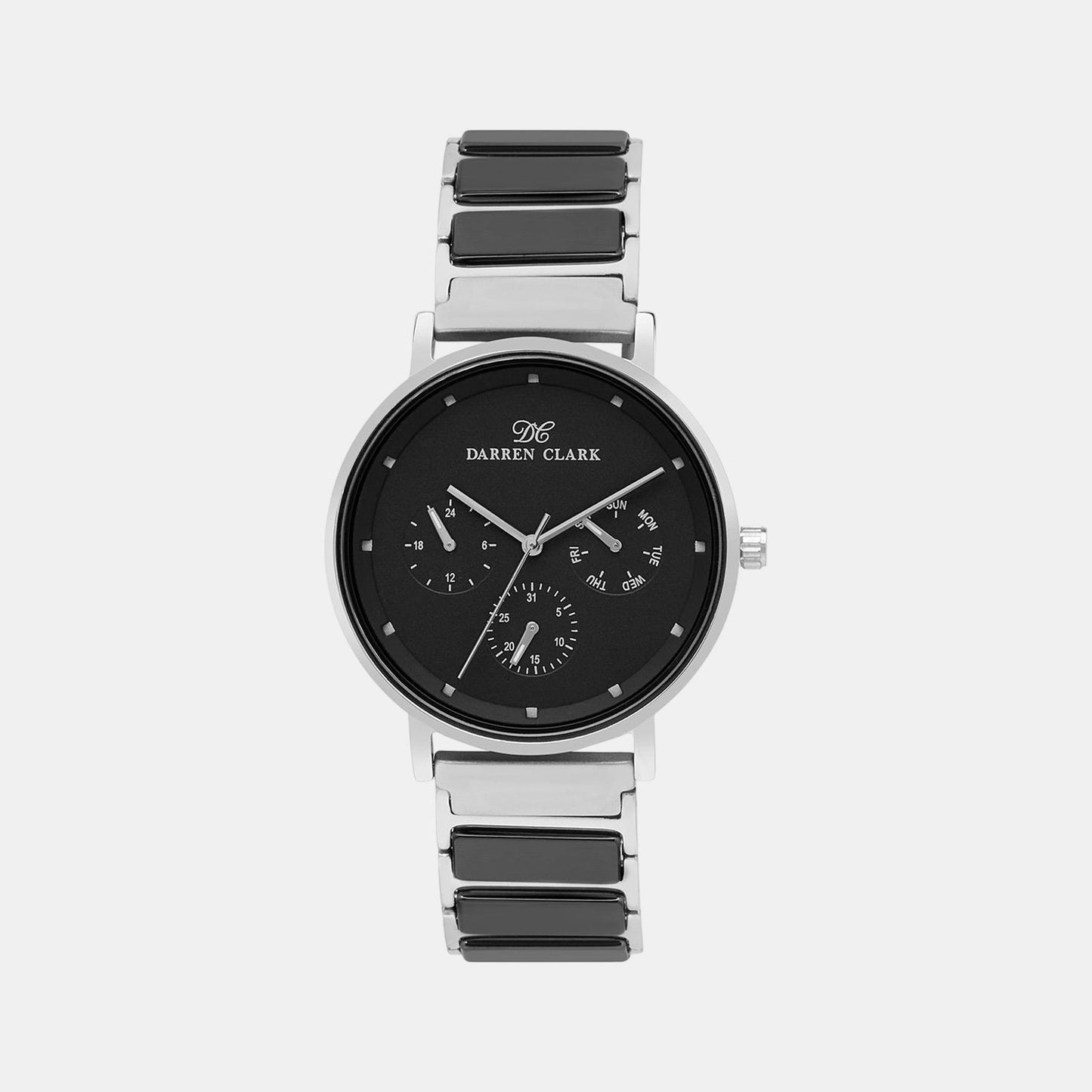 Men's Silver Chronograph Brass Watch 1006F-C0104