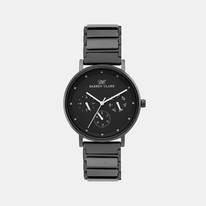 Men's Black Chronograph Ceramic Watch 1006F-C0404