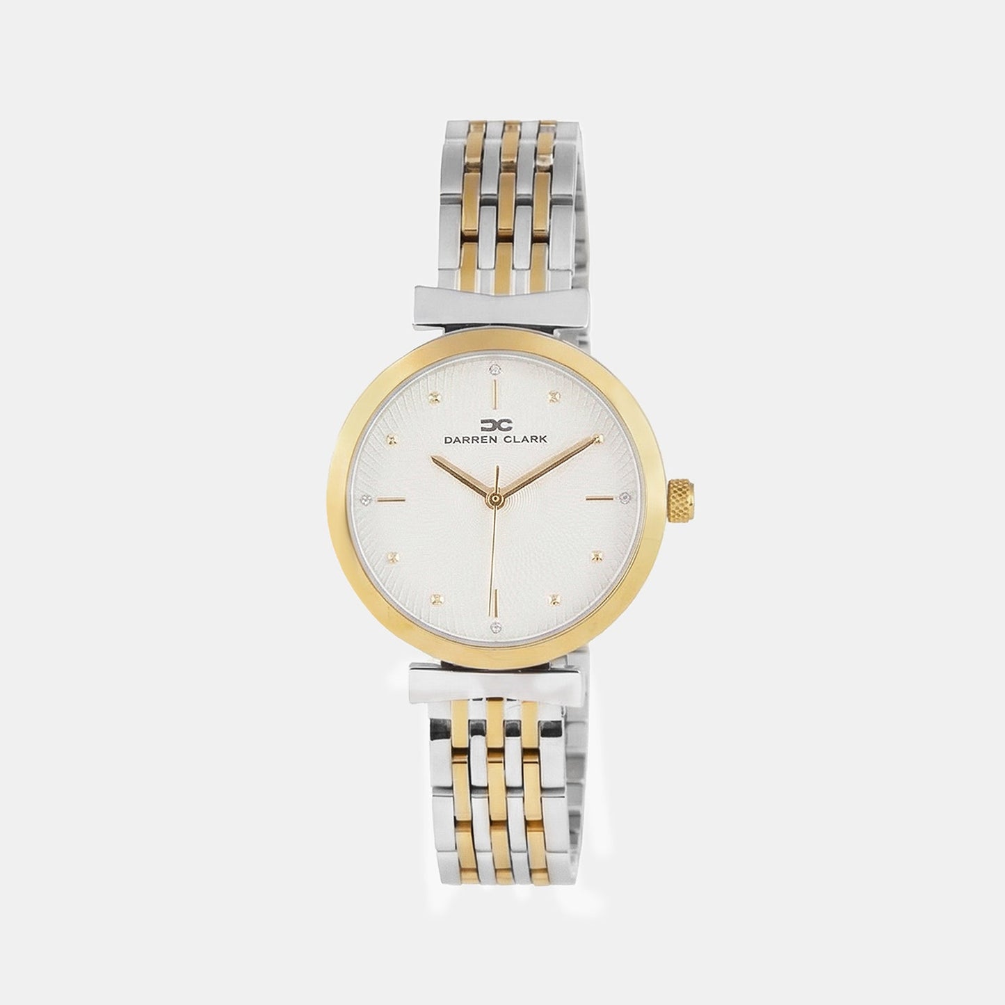 Women Quartz Silver Dial Analog Metal Watch 2013D-M1203