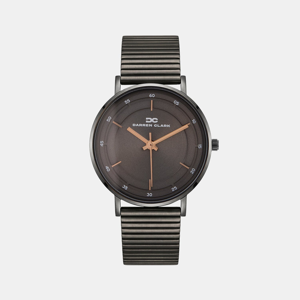 Men Quartz Grey Dial Analog Stainless Steel Watch 1013J-E0816