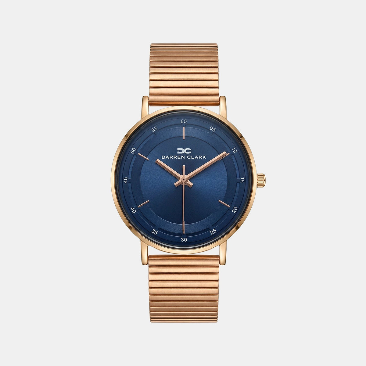 Men Quartz Blue Dial Analog Stainless Steel Watch 1013C-E0305