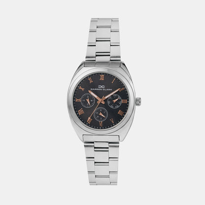 Men Quartz Grey Dial Multi-Function Metal Watch 1014J-M0816