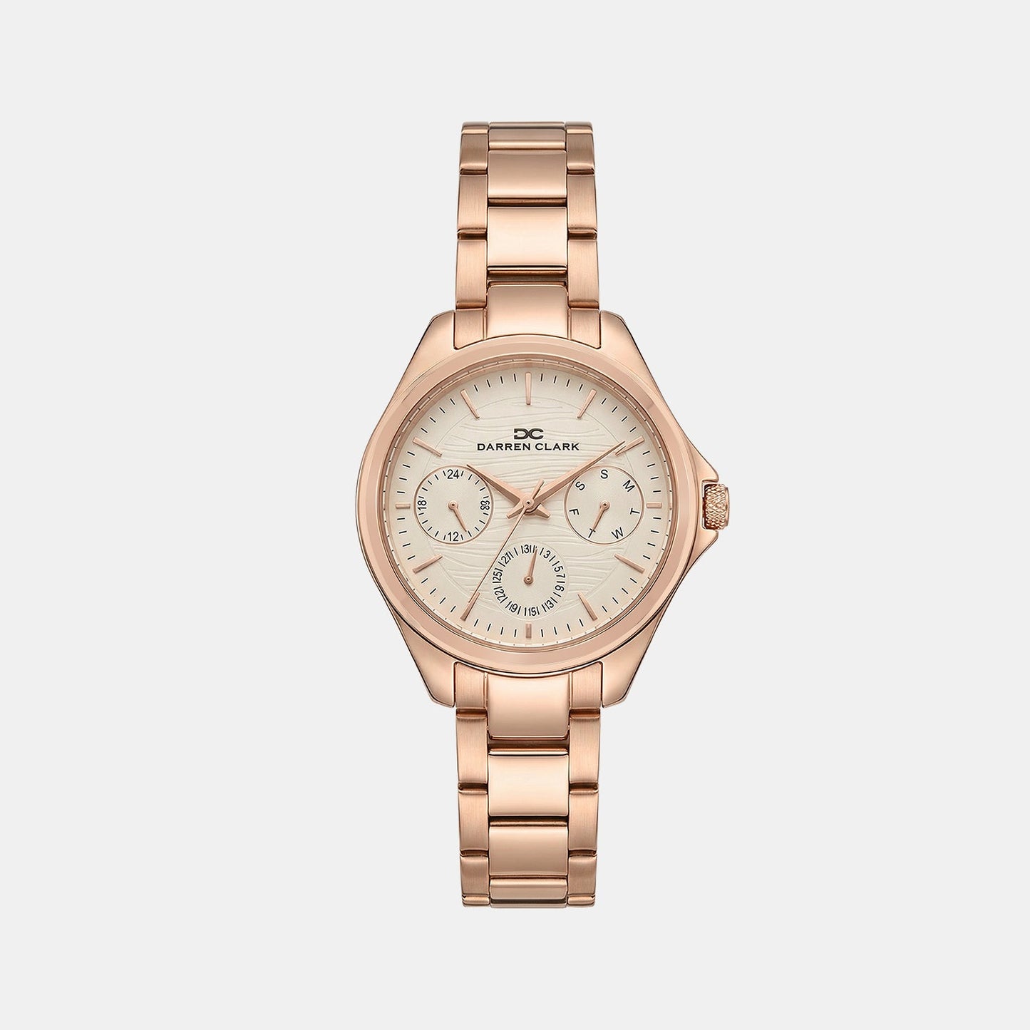 Women Quartz Silver Dial Analog Metal Watch 2012C-M0303
