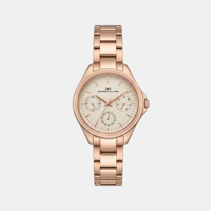 Women Quartz Silver Dial Analog Metal Watch 2012C-M0303