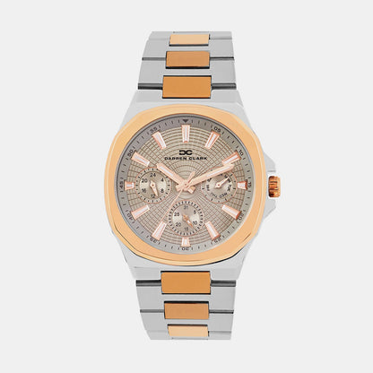 Men Quartz Grey Dial Multi-Function Metal Watch 1016E-M1315