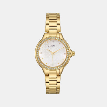 Women Quartz Silver Dial Analog Metal Watch 2015B-M0203