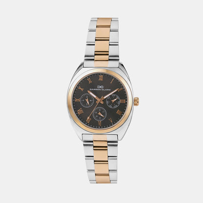 Men Quartz Grey Dial Multi-Function Metal Watch 1014E-M0115