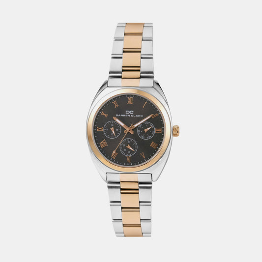 Men Quartz Grey Dial Multi-Function Metal Watch 1014E-M0115