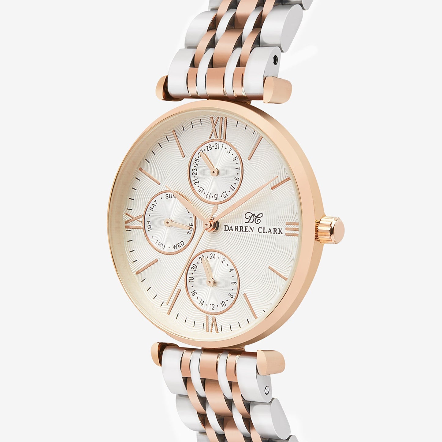 Women's Rose Gold Stainless Steel Chronograph Watch 2003L-M0303