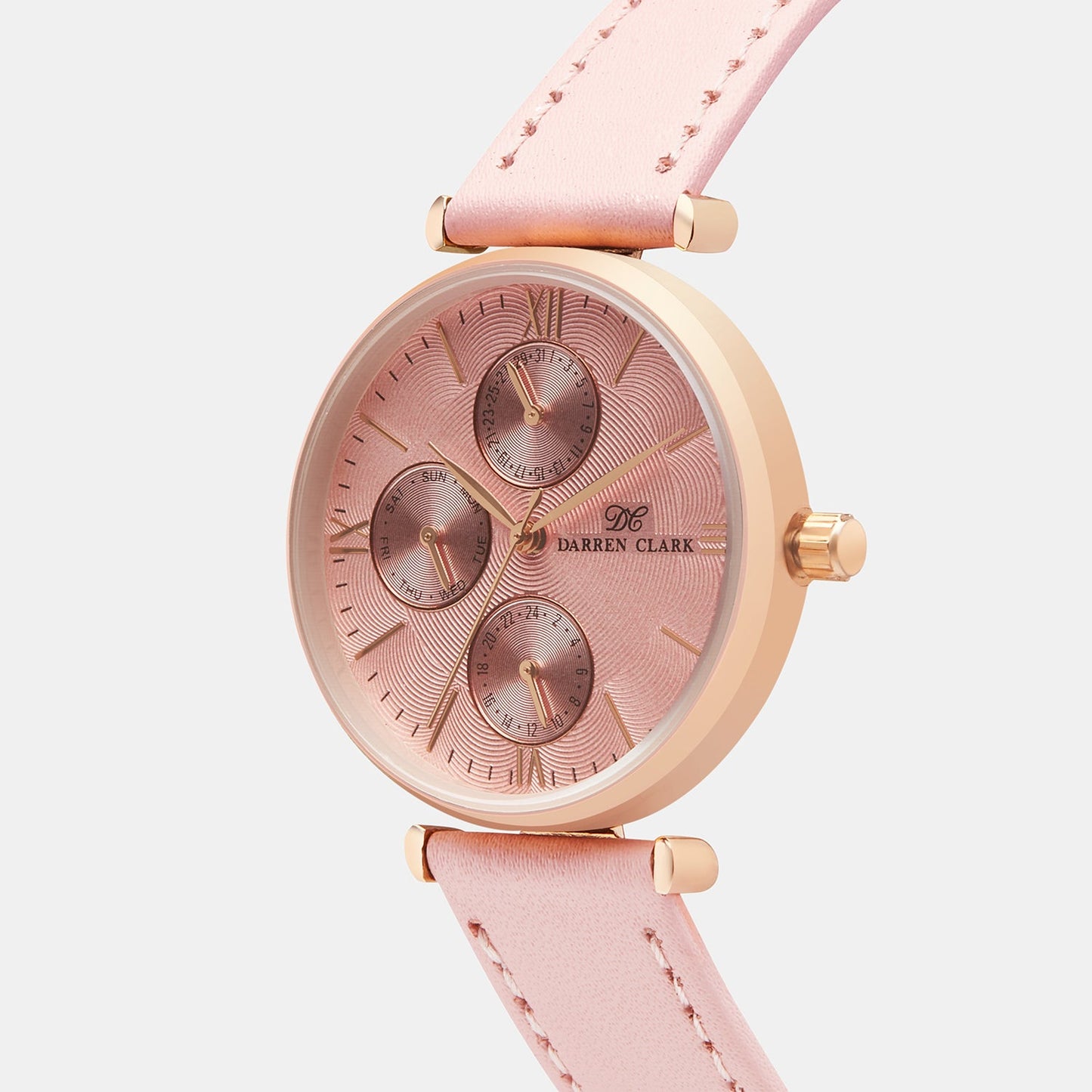 Women's Rose Gold Brass Chronograph Watch 2003N-L0310