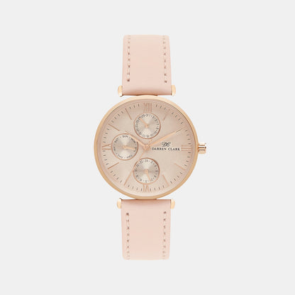 Women's Rose Gold Brass Chronograph Watch 2003R-L0309