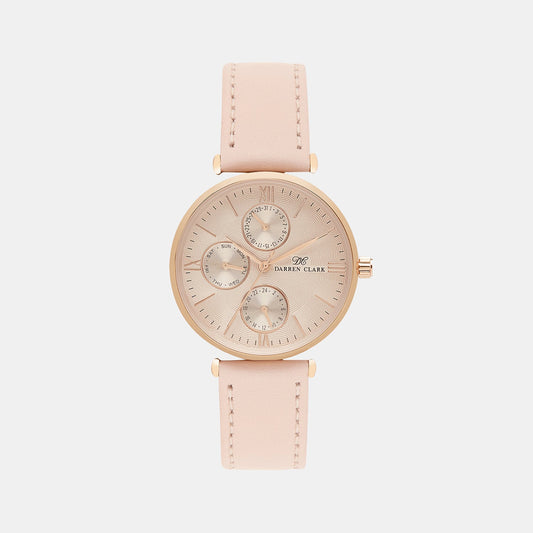 Women's Rose Gold Brass Chronograph Watch 2003R-L0309