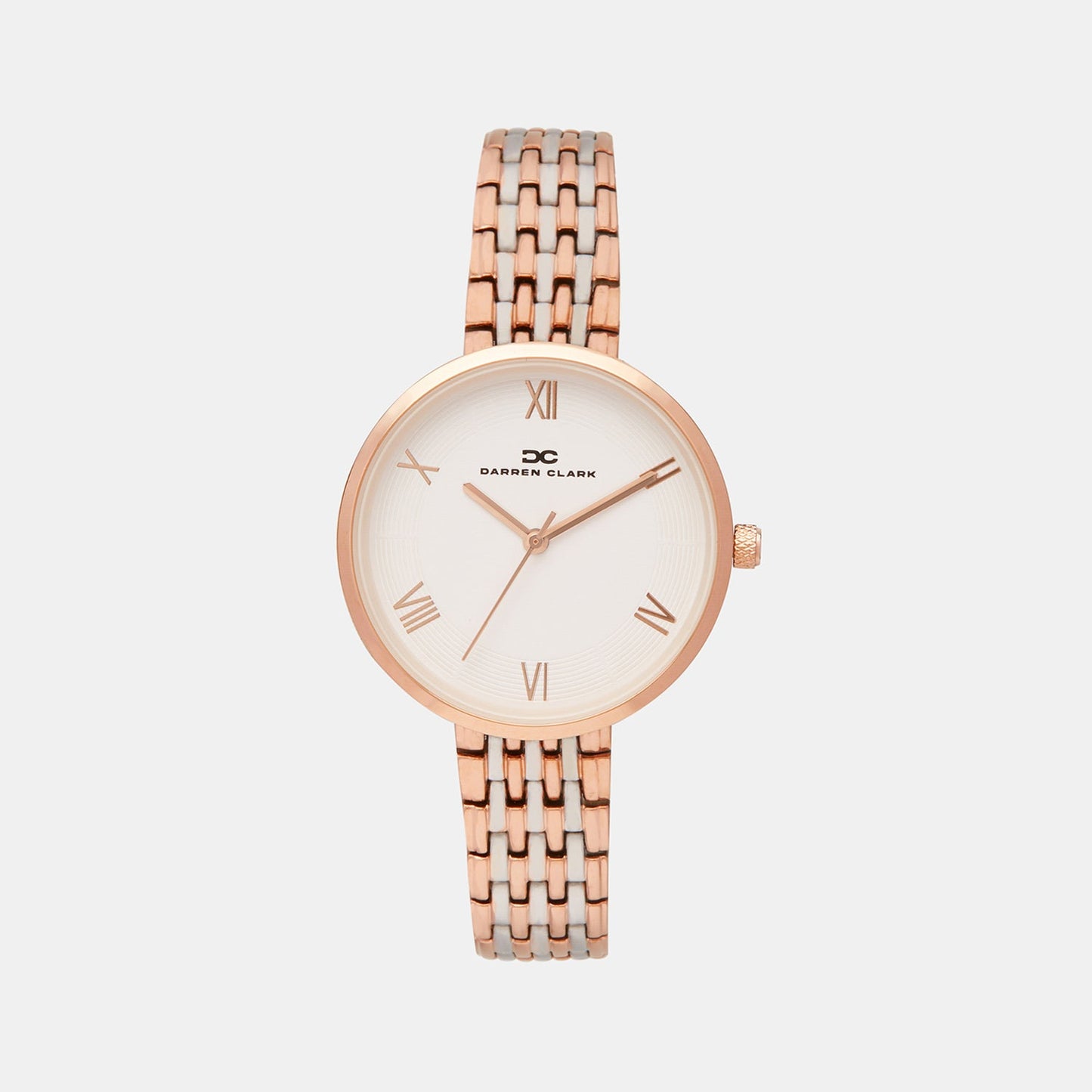 Women's Rose Gold Analog Stainless Steel Watch 2004N-C0302