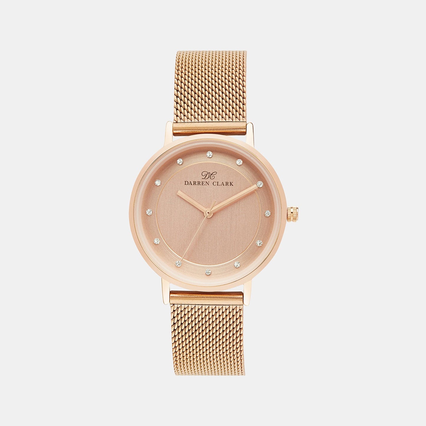 Women's Rose Gold Analog Mesh Watch 2005C-E0307