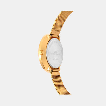 Women Quartz Silver Dial Analog Mesh Watch 2007B-E0203