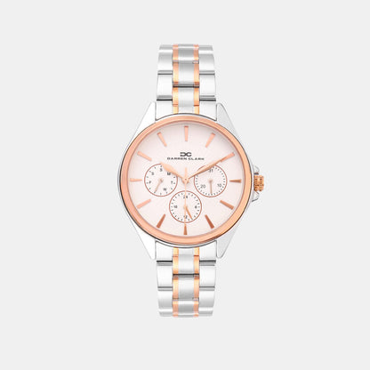 Women Quartz Silver Dial Multi-Function Metal Watch 2010E-M0102