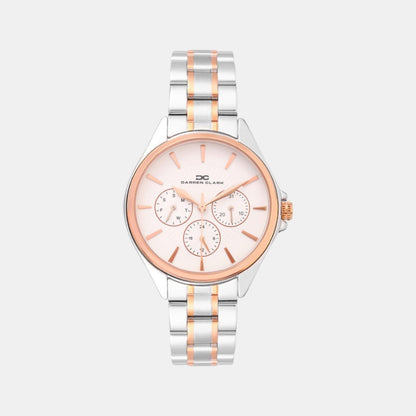 Women Quartz Silver Dial Multi-Function Metal Watch 2010E-M0102