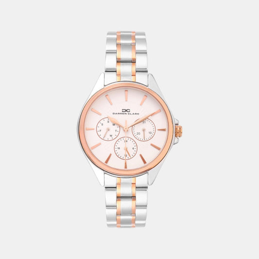 Women Quartz Silver Dial Multi-Function Metal Watch 2010E-M0102