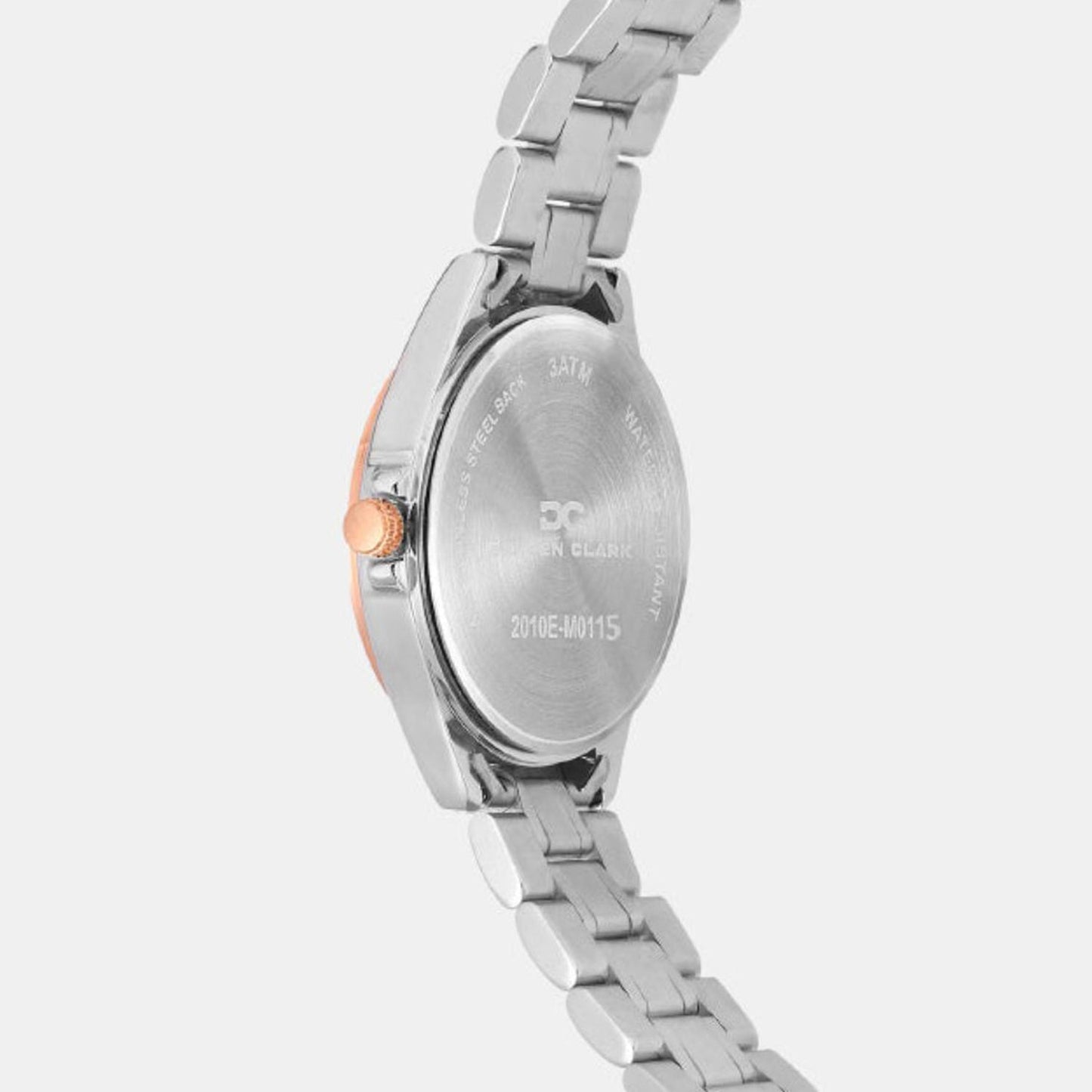 Women Quartz Grey Dial Multi-Function Metal Watch 2010E-M0115