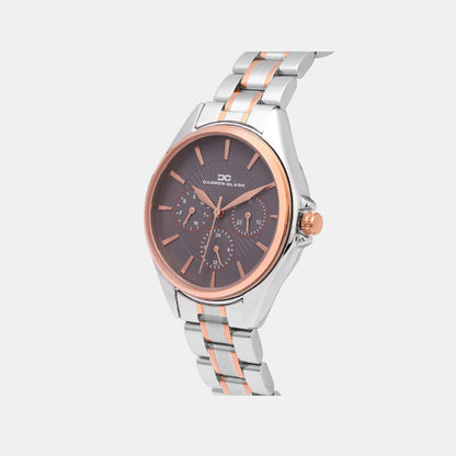 Women Quartz Grey Dial Multi-Function Metal Watch 2010E-M0115
