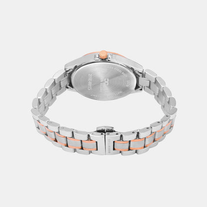 Women Quartz Grey Dial Multi-Function Metal Watch 2010E-M0115