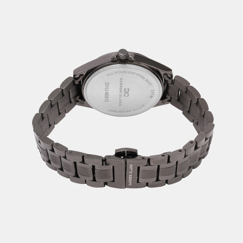 Women Quartz Grey Dial Multi-Function Metal Watch 2010J-M0815