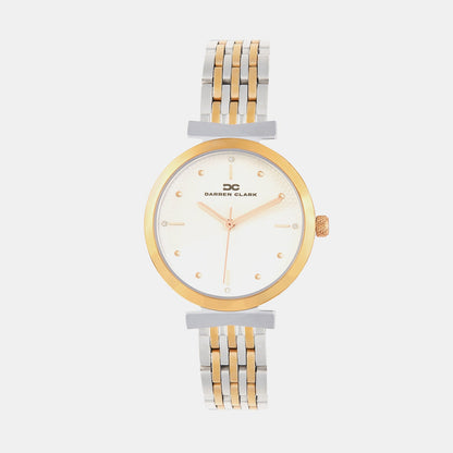 Women Quartz Silver Dial Analog Metal Watch 2013E-M1303