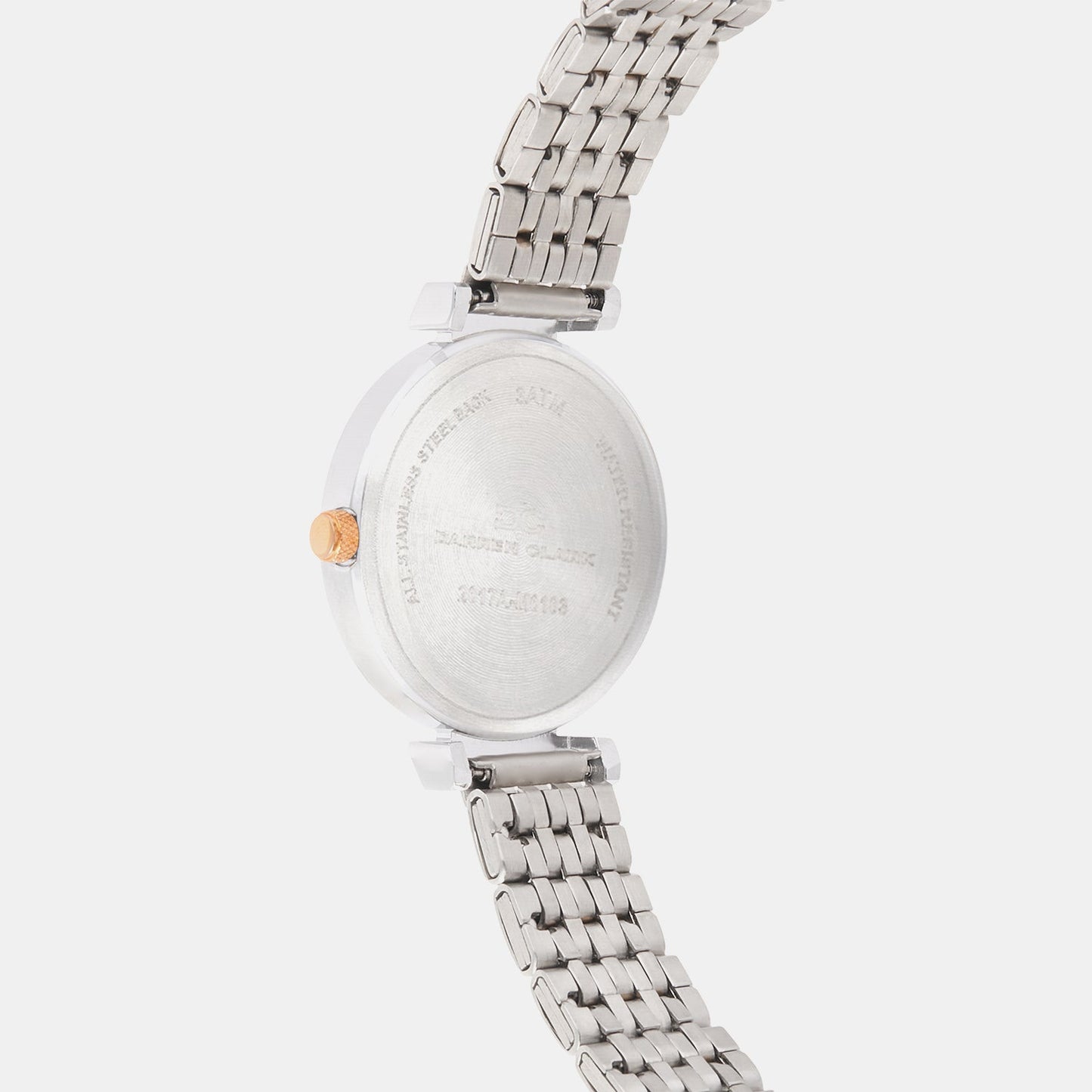 Women Quartz Silver Dial Analog Metal Watch 2013E-M1303