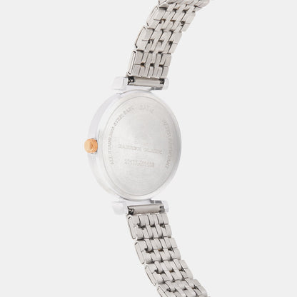 Women Quartz Silver Dial Analog Metal Watch 2013E-M1303