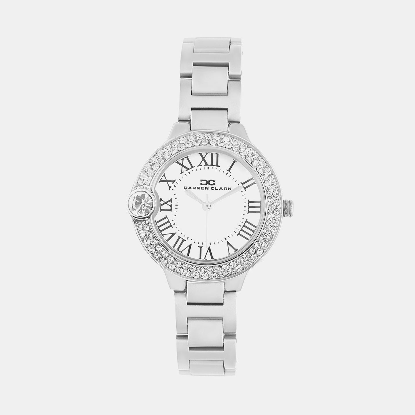Women Quartz Silver Dial Analog Metal Watch 2017A-M0103