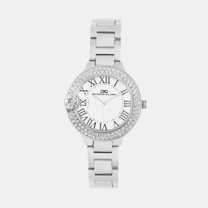 Women Quartz Silver Dial Analog Metal Watch 2017A-M0103