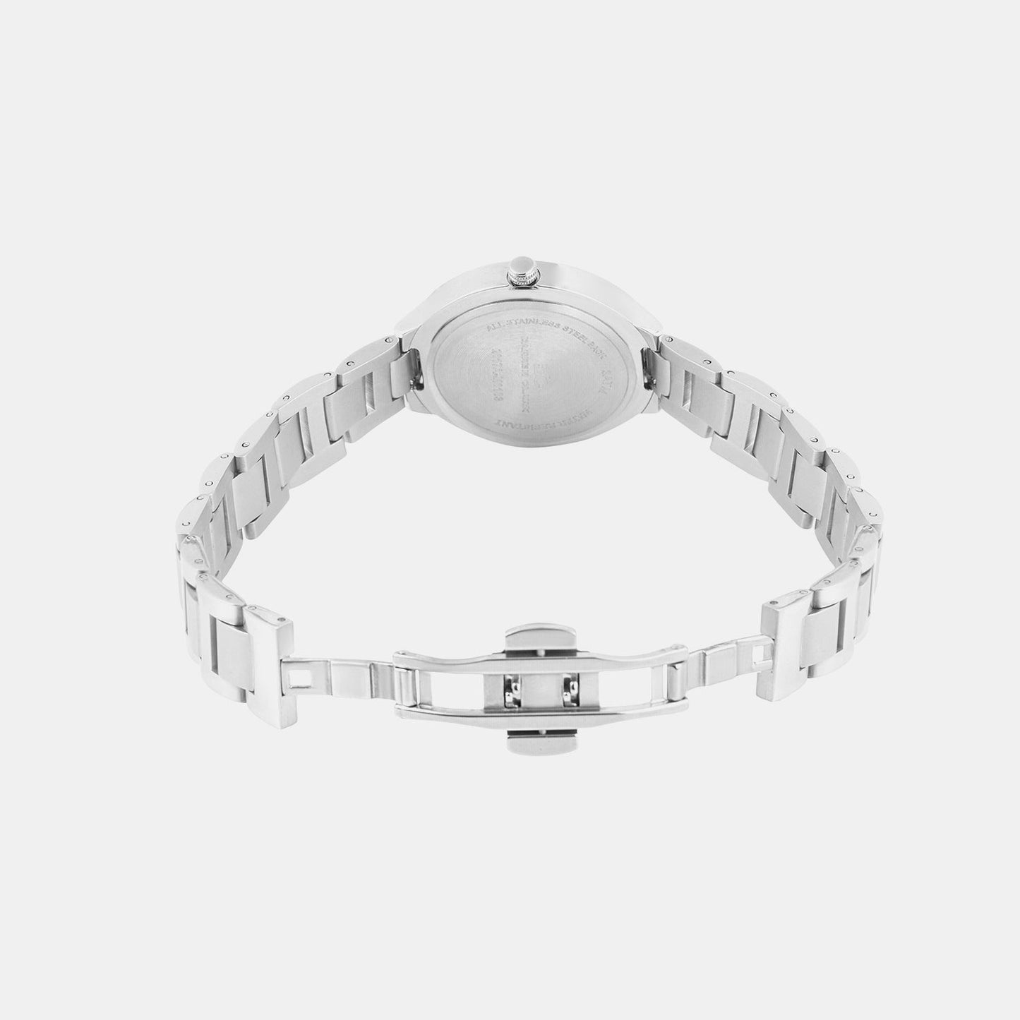 Women Quartz Silver Dial Analog Metal Watch 2017A-M0103