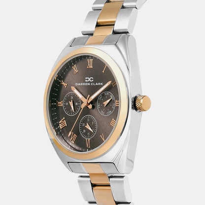 Men Quartz Grey Dial Multi-Function Metal Watch 1014E-M0115